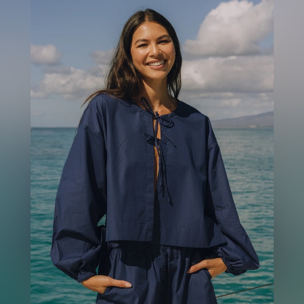 Daily Drills Poplin Tie Top and Shorts